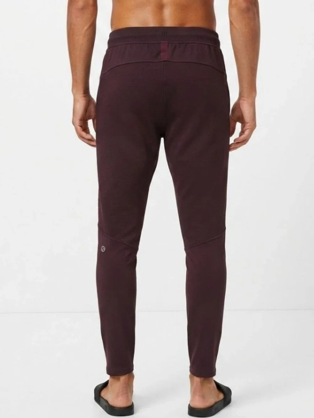 Lululemon Textured Tech Pant Mens Medium Purple Zip Pockets Jogger Joggers